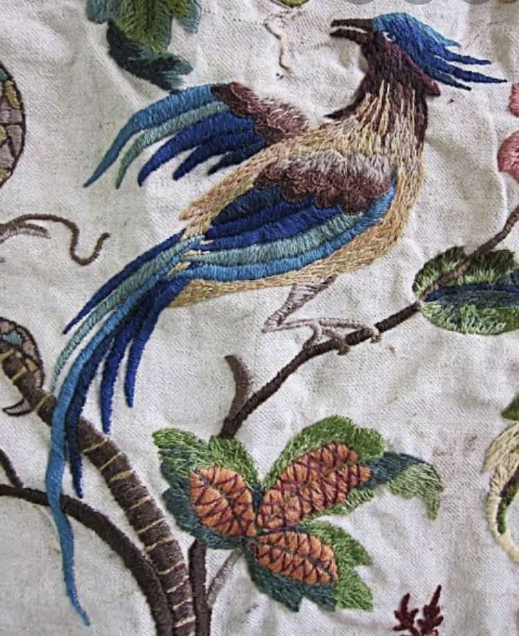 Jacobean Embroidery a Style Based on the Folklore of England