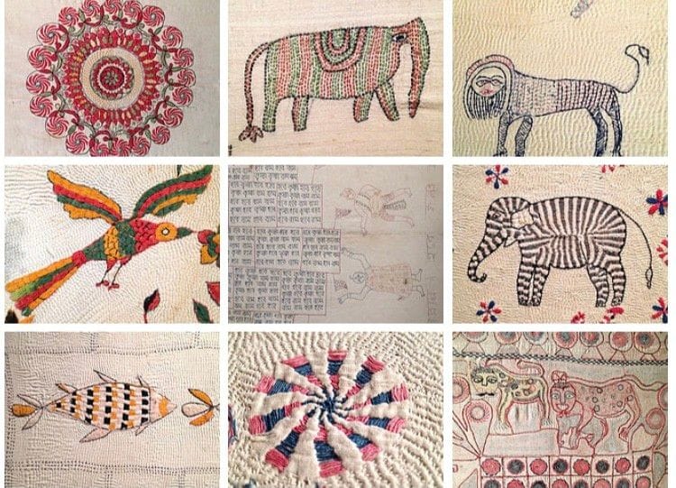 Kantha Embroidery born out of Recycling and Upcycling Traditions
