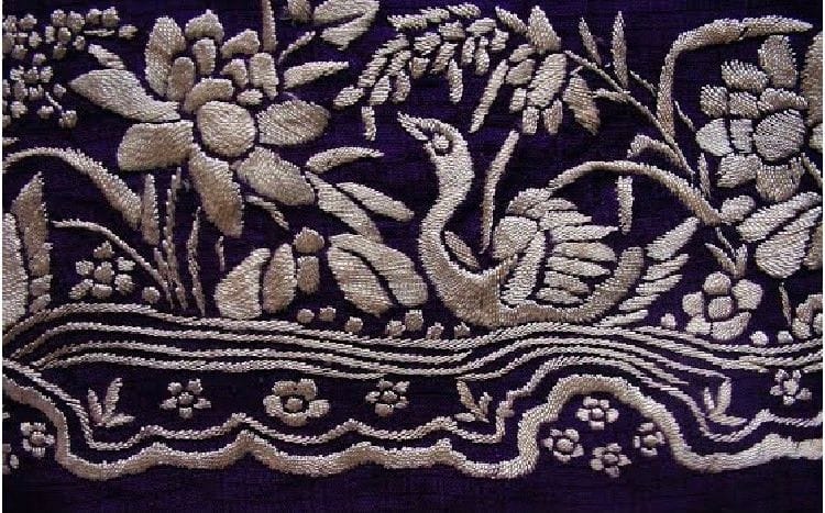 Lyrical Expression of Nature on Fabric - Gara Embroidery