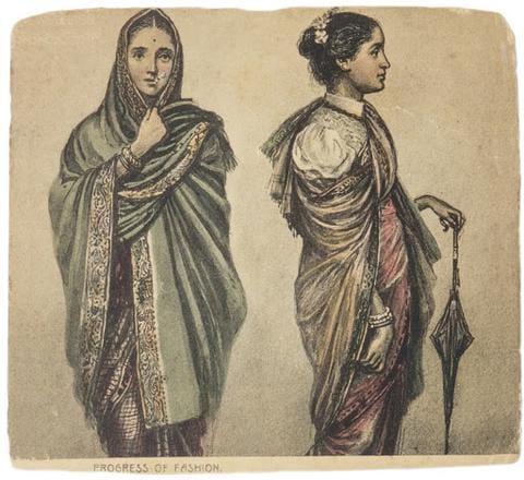 The Genesis of Draped Apparel in India