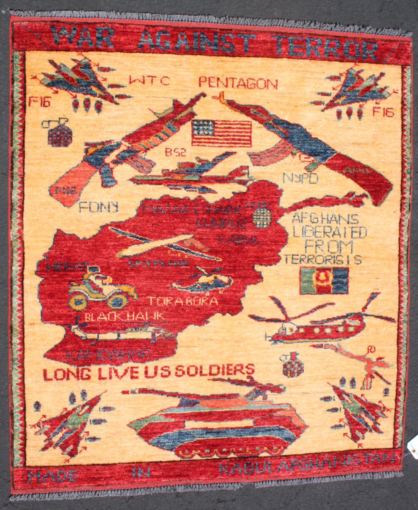 Afghan War Rugs and Khamak Embroidery